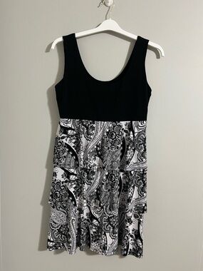 Sandra Darren Tiered Mini Dress